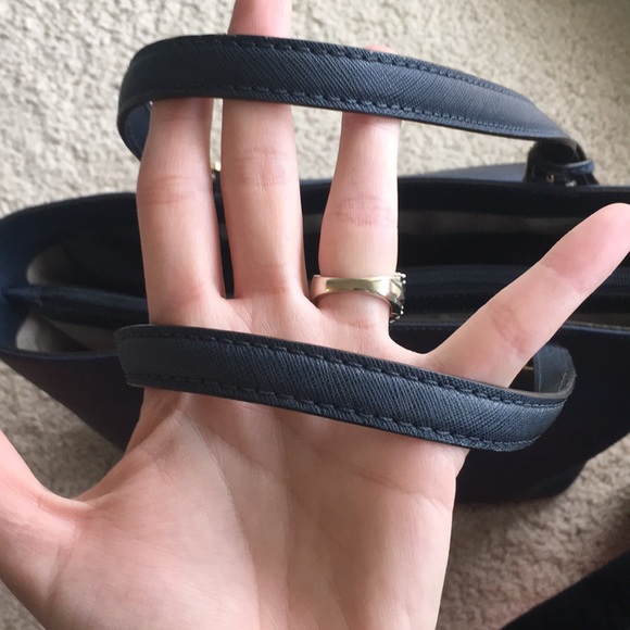 NWOT Michael Kors Blue Large Jet Set Saffiano - Picture 6 of 8